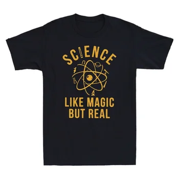 Наука Похожа на волшебство, но настоящая Рубашка, забавная футболка для учителя-ботаника, мужская футболка